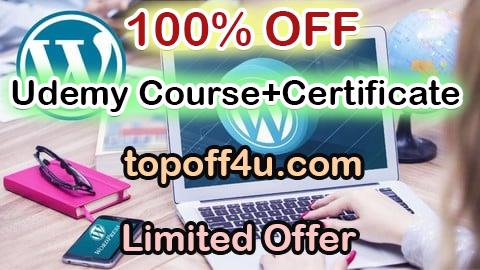 Free Coupon Code El curso completo WordPress para debutar 100% OFF