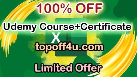 Free Coupon Code Essential Microsoft Excel VBA: Learn VBA for become Expert 100% OFF