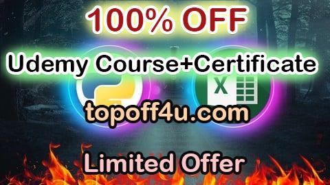 Free Coupon Code Excel Automation with Python From Basics to Advanced Tasks 100% OFF