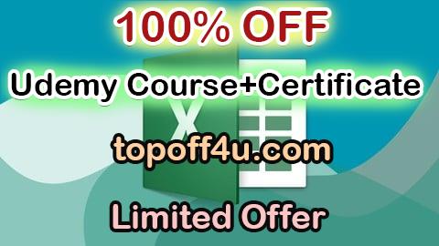 Free Coupon Code Excel Certification Exam Preparation: 4 Practice Tests 2025 100% OFF