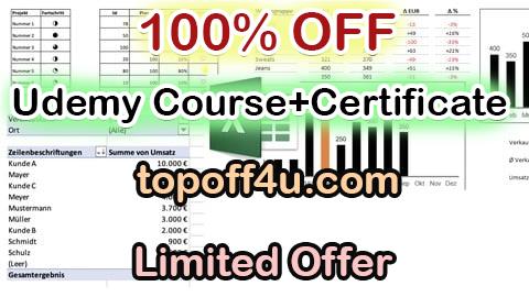 Free Coupon Code Excel Coaching Kurs 100% OFF