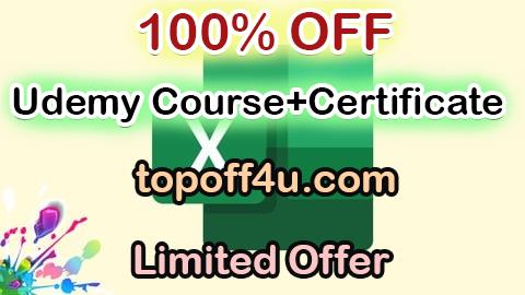 Free Coupon Code Excel Data Analysis and Pivot Table: Build Smart Dashboards 100% OFF