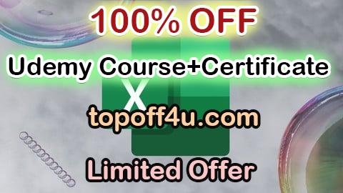 Free Coupon Code Excel Data Analysis & Data Management for Business & Careers 100% OFF