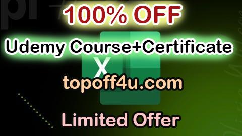 Free Coupon Code Excel Data Analysis for Professionals and Analysts 100% OFF