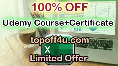 Free Coupon Code Excel Data Analysis: The Complete Analysis Masterclass 100% OFF