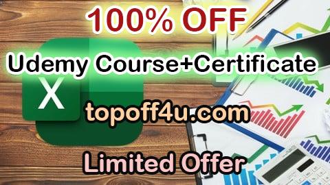 Free Coupon Code Excel Data Analysis Visualization with Management Technique 100% OFF