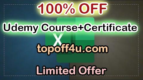 Free Coupon Code Excel Data Visualization and Dashboard Design Masterclass 100% OFF