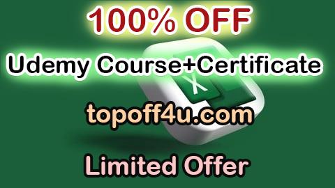 Free Coupon Code Excel Power Tools Master Formulas, Automation Data Analysis 100% OFF