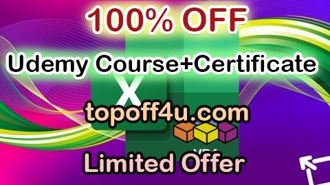 Free Coupon Code Excel VBA - Learn Visual Basic Macros | Beginner to Advanced 100% OFF