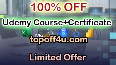 Free Coupon Code Experto en Análisis y Visualización de Datos 100% OFF