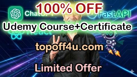 Free Coupon Code FastAPI + React + ChatGPT IA :  Crea tu 1ª App Full Stack! 100% OFF