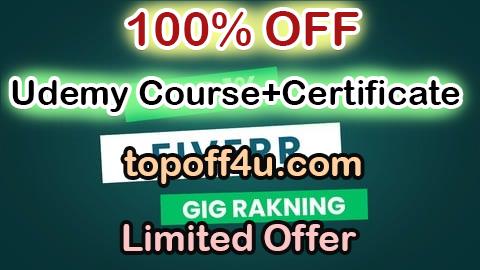 Free Coupon Code Fiverr Full Course A-Z Gigs Ranking Strategies Rank & Grow 100% OFF