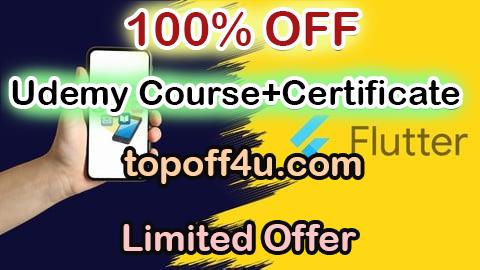 Free Coupon Code Flutter Masterclass - Your Complete Guide to App Development 100% OFF