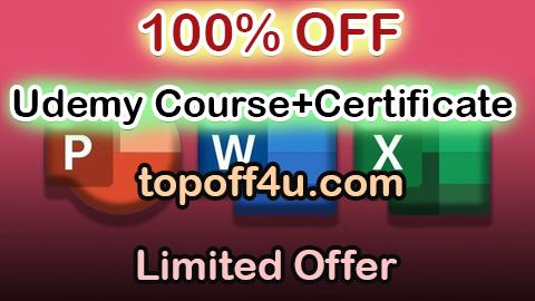 Free Coupon Code Complete Microsoft Word Excel PowerPoint Course 100% OFF