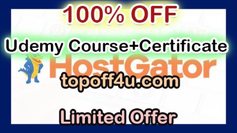 Free Coupon Code Curso de HostGator 2024: El Hosting Ideal Para WordPress 100% OFF