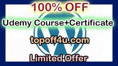 Free Coupon Code Curso WordPress 2024:  Cómo Crear una Página Web Desde Cero 100% OFF