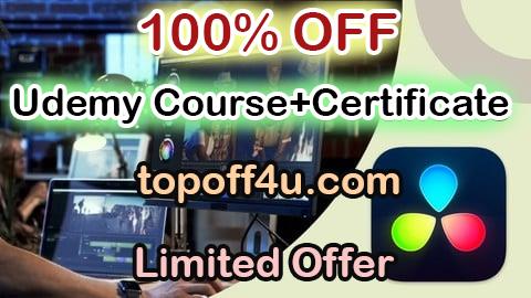 Free Coupon Code Learn DaVinci Resolve: The Complete Video Editing Bootcamp 100% OFF