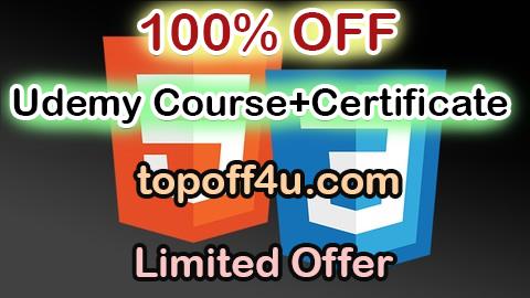 Free Coupon Code Mastering HTML5 and CSS3 (Part 1 - Beginner Level) 100% OFF