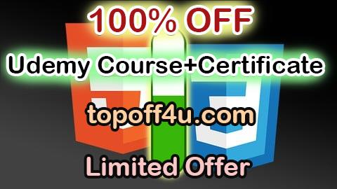 Free Coupon Code Mastering HTML5 and CSS3 (Part 2 - Intermediate  Level) 100% OFF