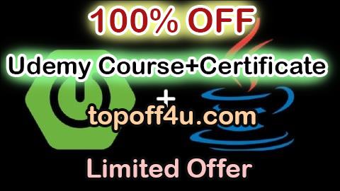 Free Coupon Code Mastering Java + Spring Boot: REST APIs and Microservices 100% OFF