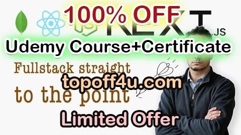 Free Coupon Code Fullstack Development — Straight to the point! 100% OFF