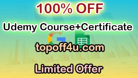 Free Coupon Code Funciones, Tablas dinámicas, ChatGPT y más con Google Sheets 100% OFF