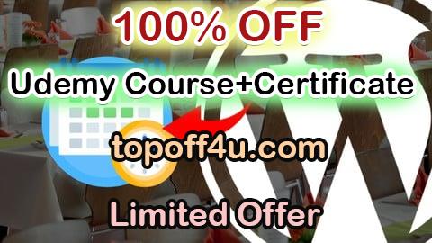 Free Coupon Code How to Build an Event Management Website with WordPress 100% OFF