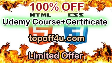 Free Coupon Code HTML and CSS for Beginners From Basic to Advance 100% OFF