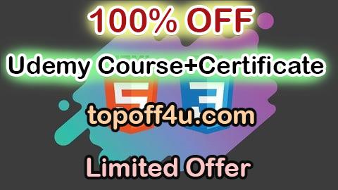 Free Coupon Code HTML and CSS for Web Designers: From Basics to Beautiful 100% OFF