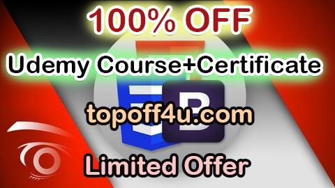 Free Coupon Code HTML, CSS, & Bootstrap - Certification Course for Beginners 100% OFF