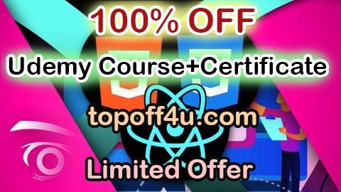 Free Coupon Code HTML, CSS, React - Certification Course for Beginners 100% OFF