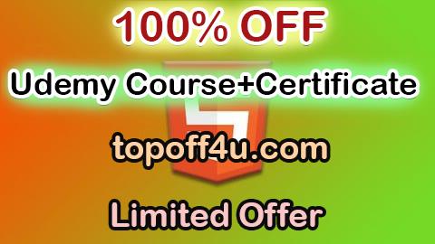Free Coupon Code HTML -  The Complete Guide to HTML for Beginners 100% OFF