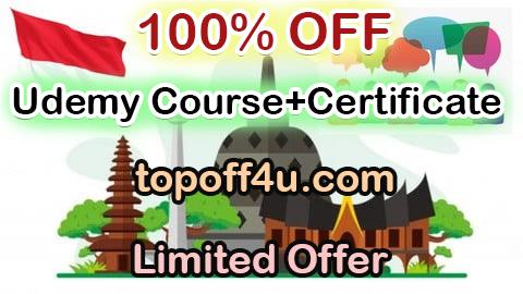Free Coupon Code Indonesian Language From Zero to Hero 100% OFF