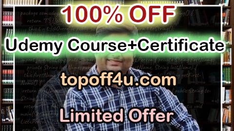 Free Coupon Code Java Certification (1Z0-819) Topic-wise Tests Part-1 [2025] 100% OFF