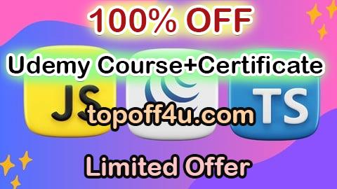 Free Coupon Code JavaScript, jQuery & TypeScript: Full-Stack Web Development 100% OFF