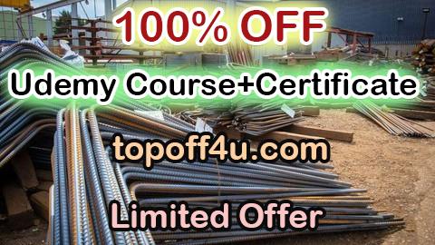 Free Coupon Code Learn Bar Bending Schedule in AutoCAD & Excel 100% OFF