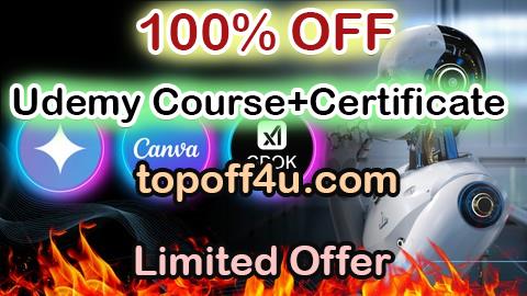 Free Coupon Code Learn Graphic Design Using AI Canva Gemini and Grok Imagine 100% OFF