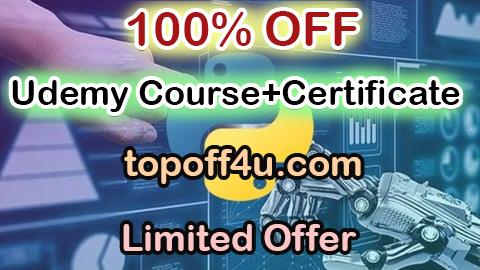 Free Coupon Code Learn Machine Learning Course with Python A to Z 100% OFF