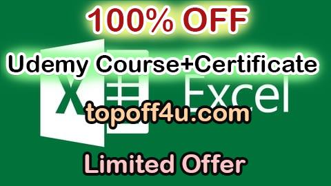 Free Coupon Code Learn Microsoft Excel : From Zero to Hero 100% OFF