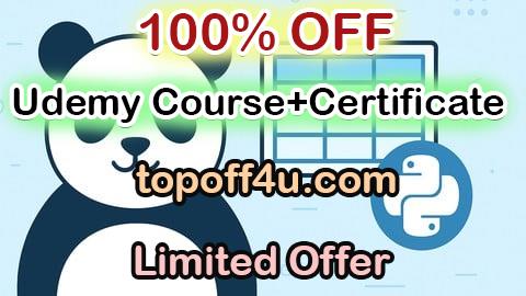 Free Coupon Code Learn Pandas in 1 Hour: Python Data Analysis Basics 100% OFF