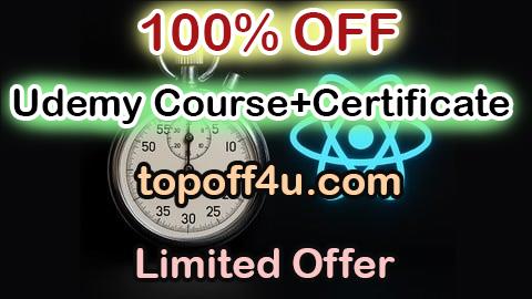 Free Coupon Code Learn React: Build Stopwatch Project 100% OFF