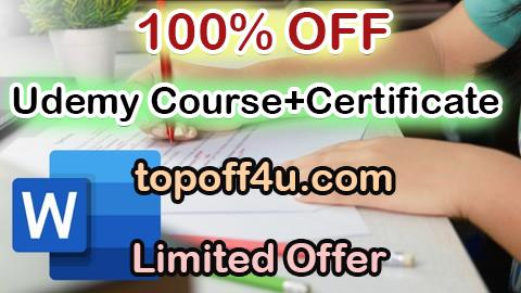 Free Coupon Code Learning Microsoft Word through an Exciting Book Project 100% OFF