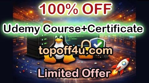 Free Coupon Code Linux System Administration with Red Hat & Fedora 100% OFF