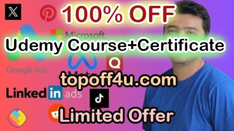 Free Coupon Code Master 11 Ads Platforms in 1 Course 2025: Paid Advertising! 100% OFF