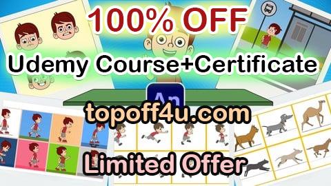 Free Coupon Code Master 2D Character Animation in Adobe Animate-Advance Level 100% OFF