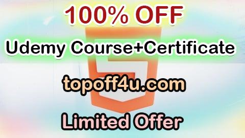 Free Coupon Code Master HTML for Modern Web Design: Front End Web Development 100% OFF