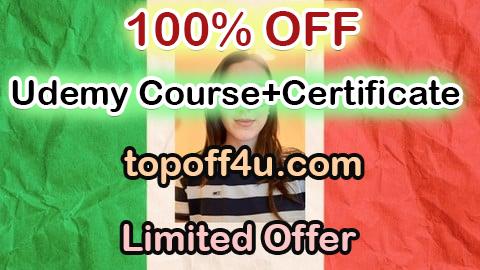 Free Coupon Code Master Italian Basics: Start Speaking Today! 100% OFF