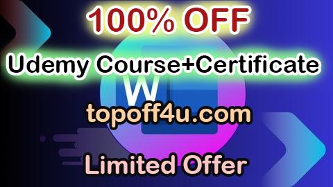 Free Coupon Code Master Microsoft Word for Business and Career Success 100% OFF