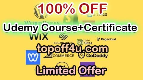 Free Coupon Code Master Website Creation - 15 Website Platforms in 1 Course! 100% OFF