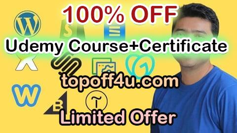 Free Coupon Code Master Website Creation - 15 Website Platforms in 1 Course! 100% OFF